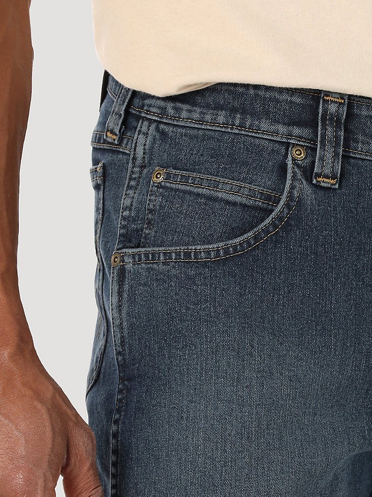 Wrangler Rugged Wear Performance Series Regular Fit Jean in Mid Indigo