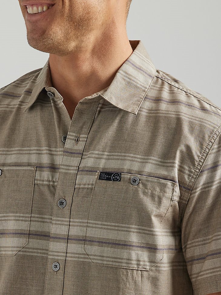 ATG By Wrangler Men's Breeze Shirt in Cherry Creek