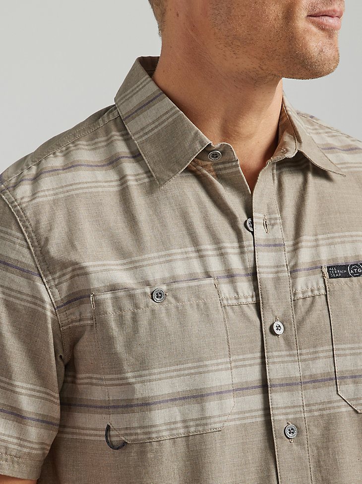 ATG By Wrangler Men's Breeze Shirt in Cherry Creek