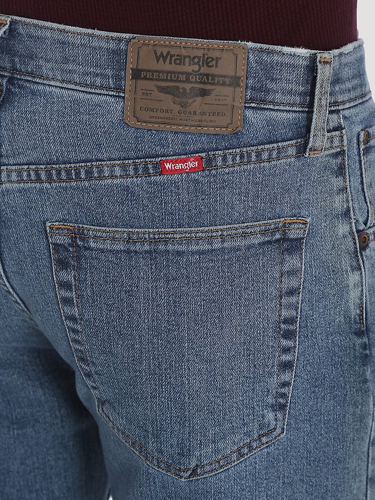 Wrangler Five Star Premium Performance Series Regular Fit Jean in Light Wash