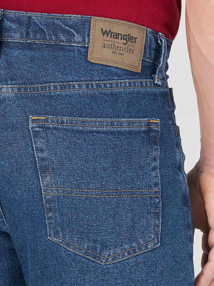Men's Wrangler Authentics Relaxed Jean Short in Dark Stone