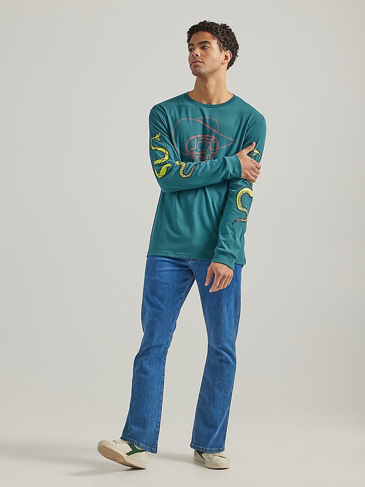 Men's Bootcut Jean in Light Cowboy Wash
