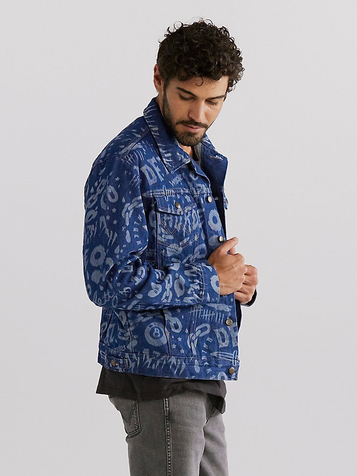 Wrangler x Deadfellaz Denim Jacket in Blue Denim
