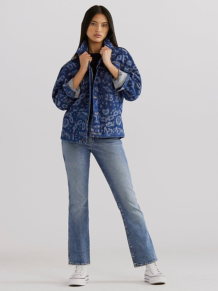 Wrangler x Deadfellaz Denim Jacket in Blue Denim