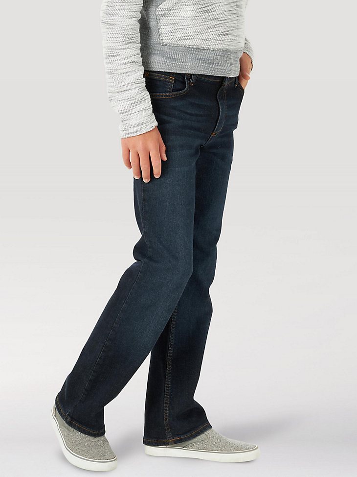 Boy's Wrangler Five Star Flex Bootcut Jean (8-16) in Deep Indigo