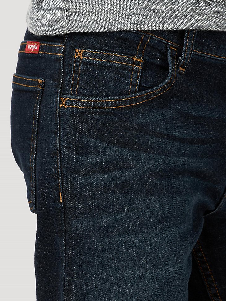 Boy's Wrangler Five Star Flex Bootcut Jean (8-16) in Deep Indigo