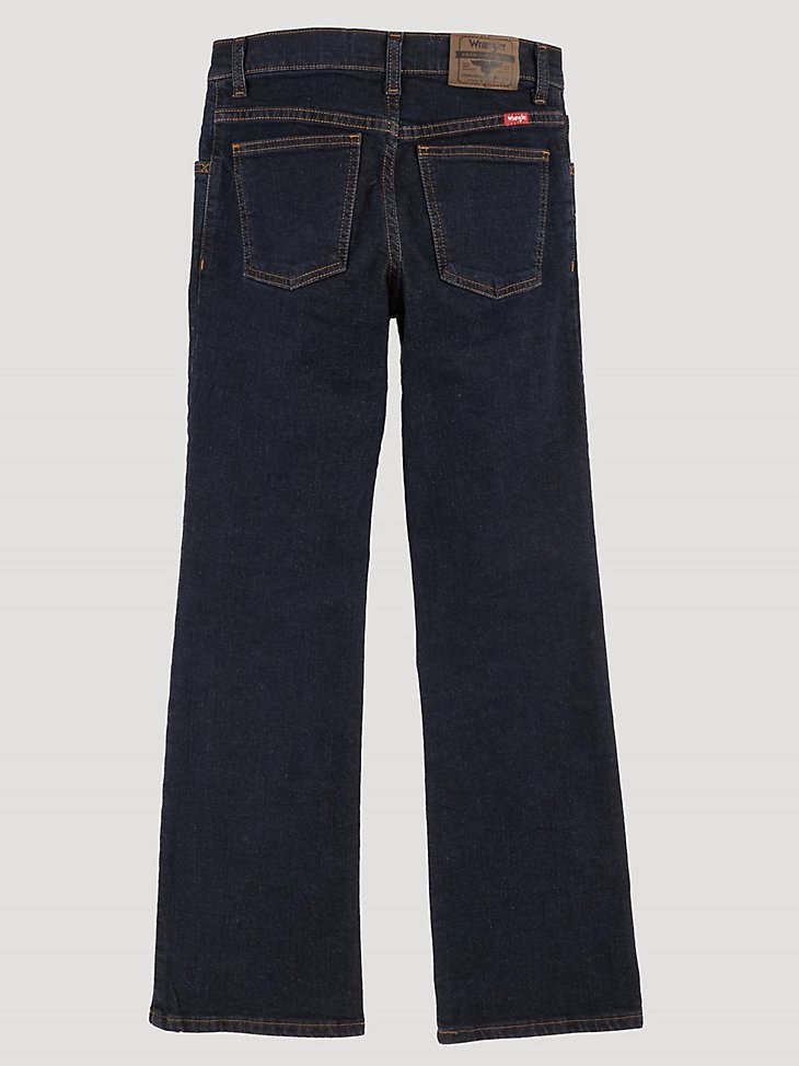 Boy's Wrangler Five Star Flex Bootcut Jean (8-16) in Deep Indigo