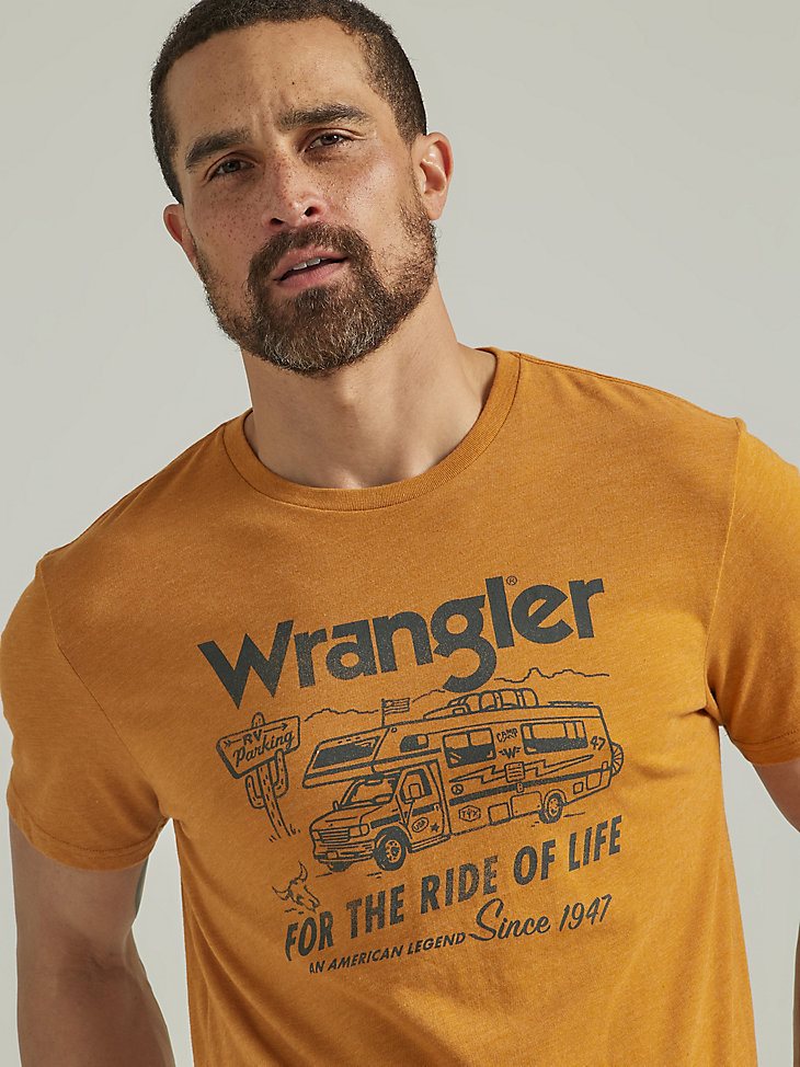 Men's Ride of Life Graphic T-Shirt in Thai Curry Heather