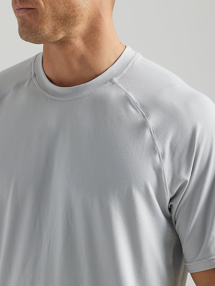 ATG by Wrangler Men's Performance Knit Shirt in Harbor Mist