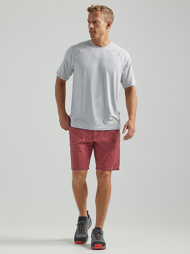ATG by Wrangler Men's Performance Knit Shirt in Harbor Mist