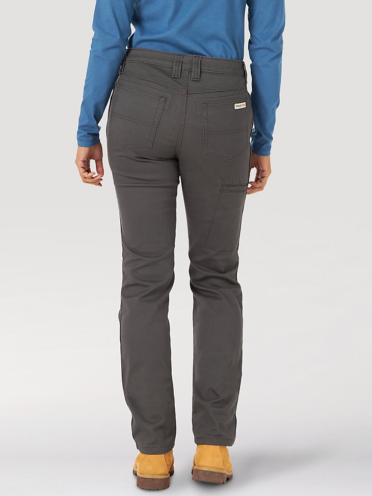 Women's Wrangler RIGGS Workwear Single Layer Insulated Work Pant in Grey