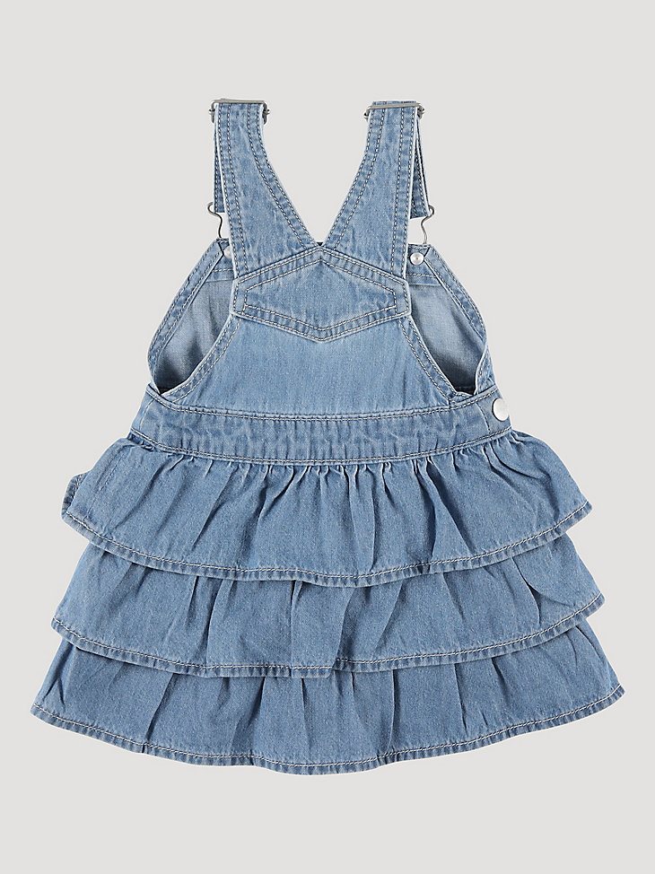 Little Girl's Ruffle Denim Ruffle Skirtall in Leah