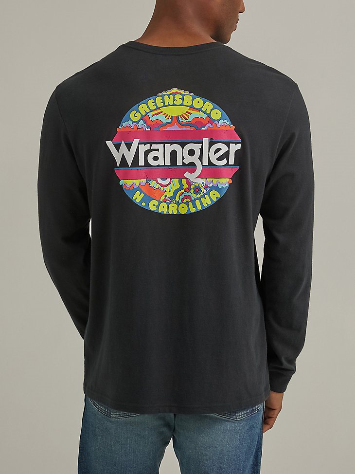 Men's Greensboro Logo T-Shirt in Jet Black
