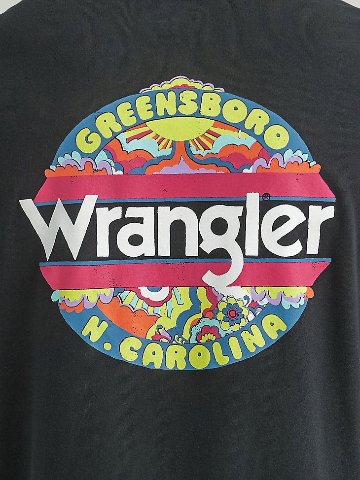 Men's Greensboro Logo T-Shirt in Jet Black