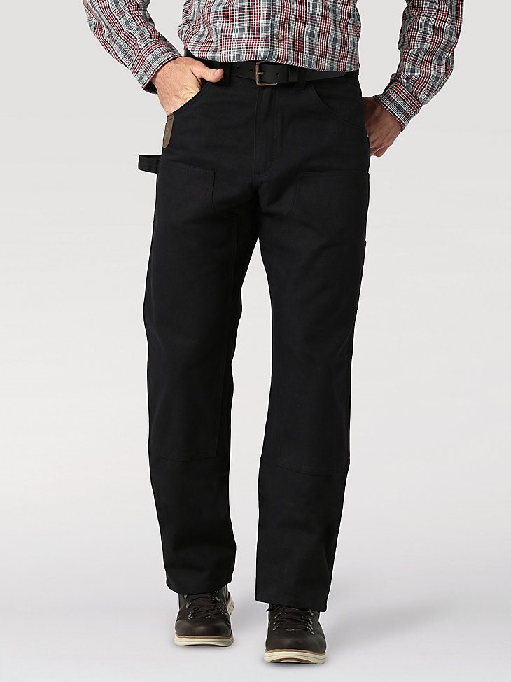 RIGGS Relaxed Fit Utility Work Pant in Jet Black