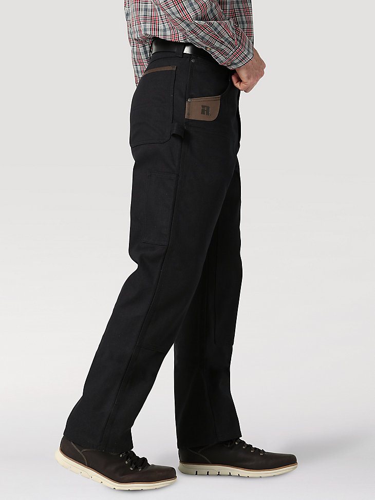 RIGGS Relaxed Fit Utility Work Pant in Jet Black