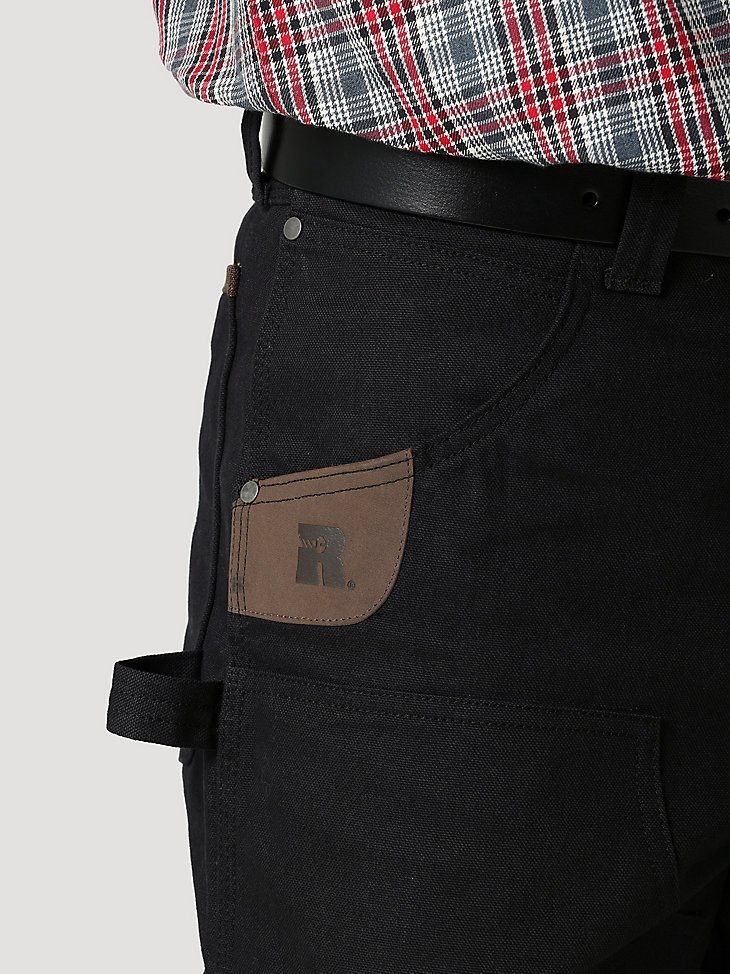 RIGGS Relaxed Fit Utility Work Pant in Jet Black