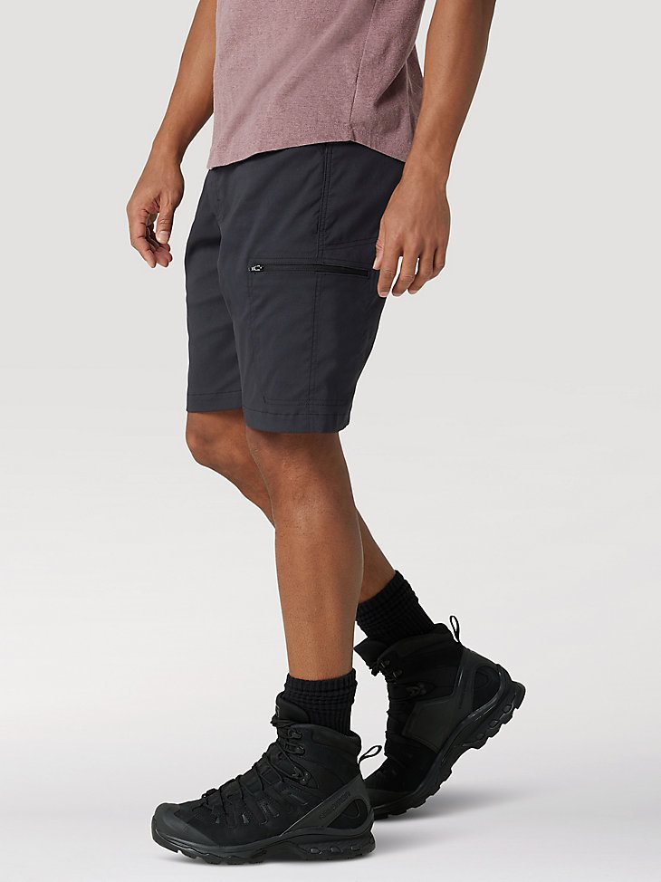 Men's Flex Waist Outdoor Cargo Short in Caviar