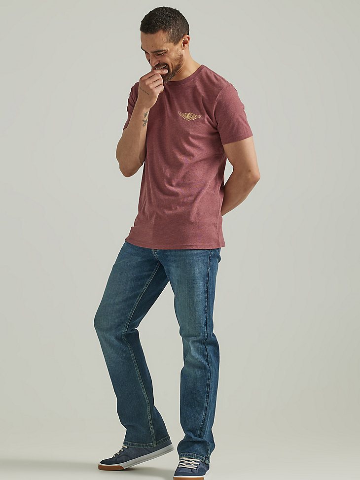 Men's American Original T-Shirt in Burgundy Heather