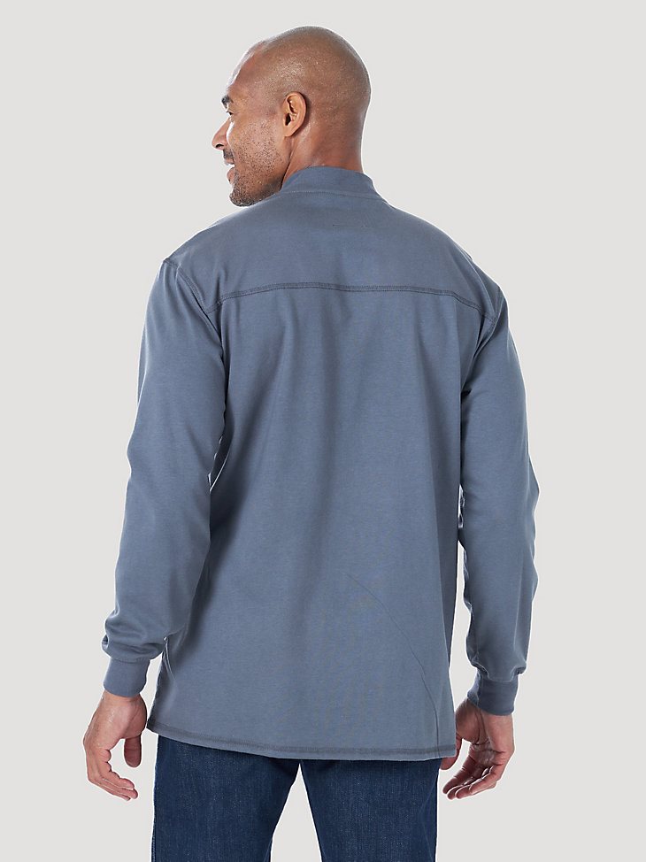 Wrangler RIGGS Workwear FR Flame Resistant Long Sleeve Lightweight Henley in Castle Rock