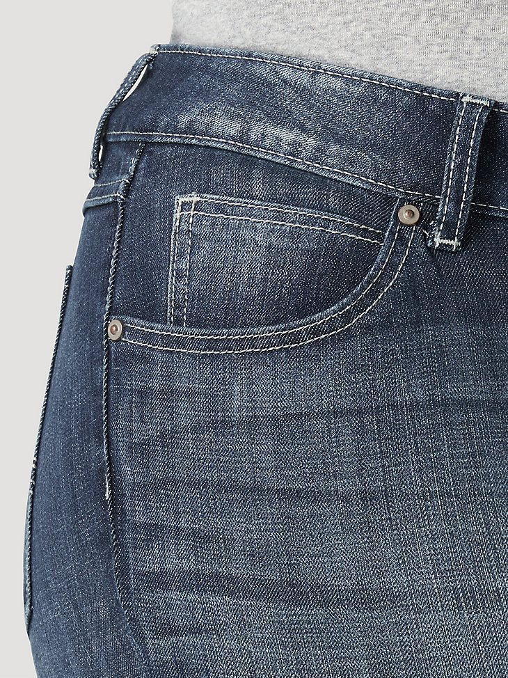 Women's Straight Leg Jean (Plus) in MS Wash
