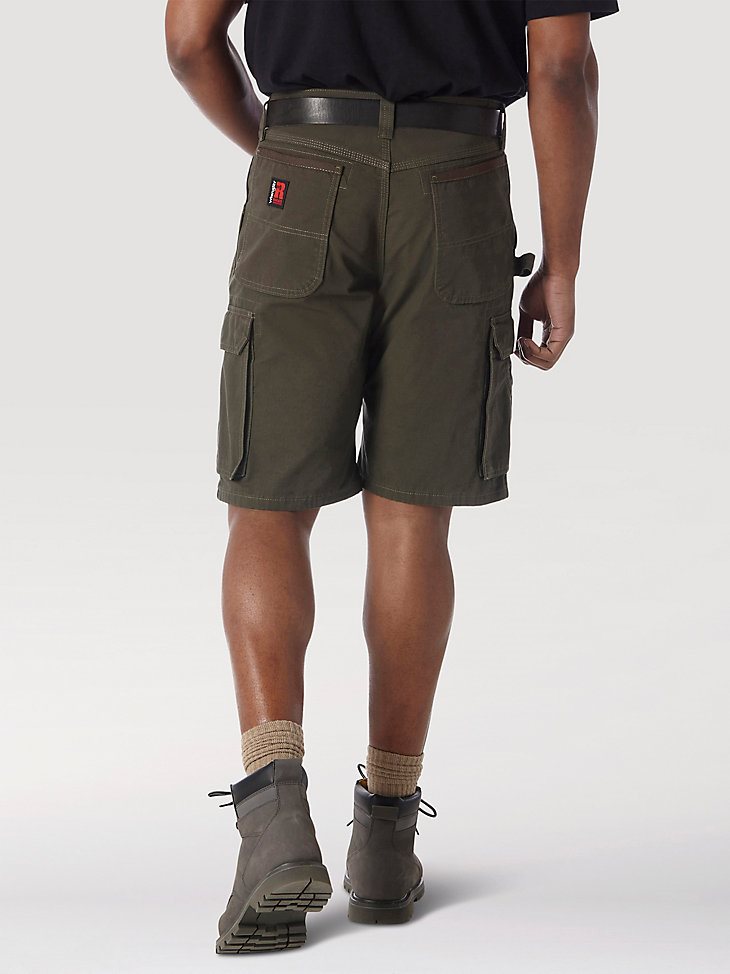 Wrangler RIGGS Workwear Ripstop Ranger Cargo Short in Loden