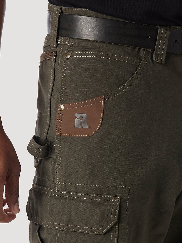 Wrangler RIGGS Workwear Ripstop Ranger Cargo Short in Loden