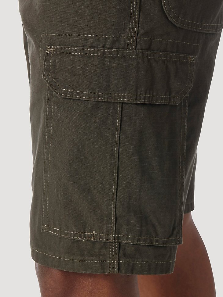 Wrangler RIGGS Workwear Ripstop Ranger Cargo Short in Loden