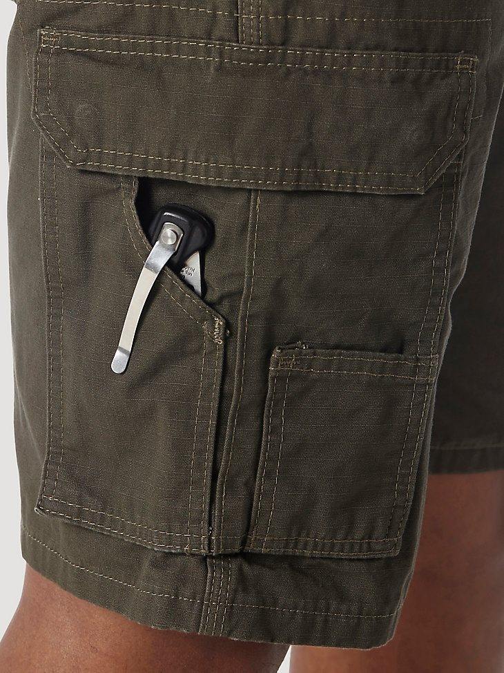 Wrangler RIGGS Workwear Ripstop Ranger Cargo Short in Loden