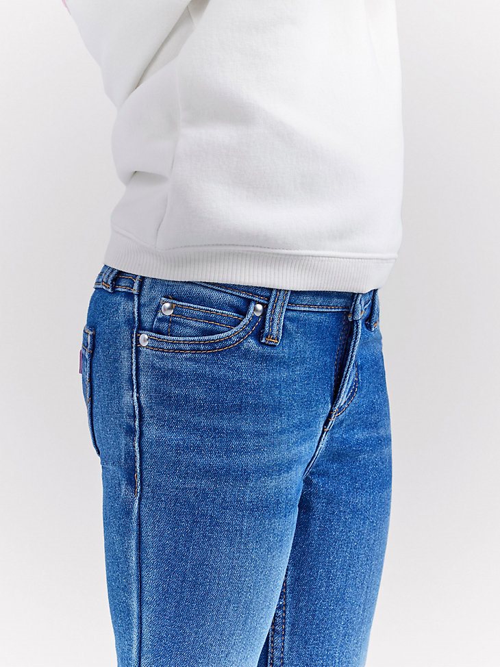 Wrangler x Barbie Girl's Flare Jean in Wrangler Blue