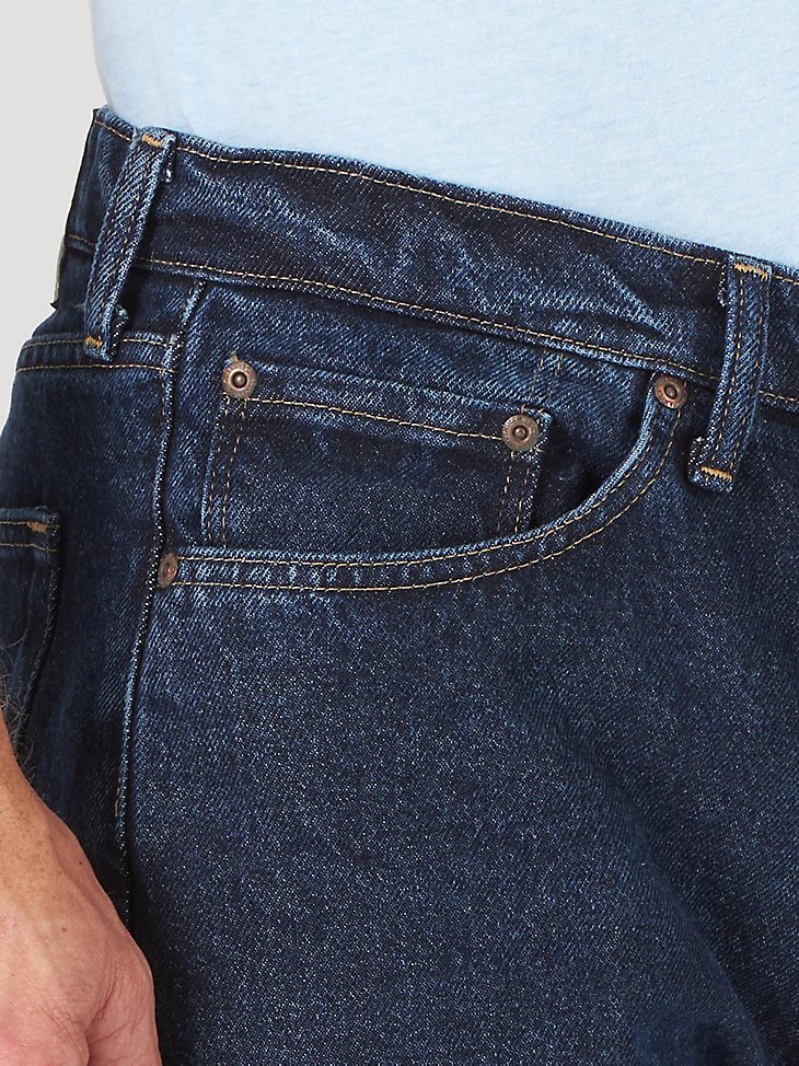 Men's Wrangler Authentics Relaxed Jean Short in Dark Rinse
