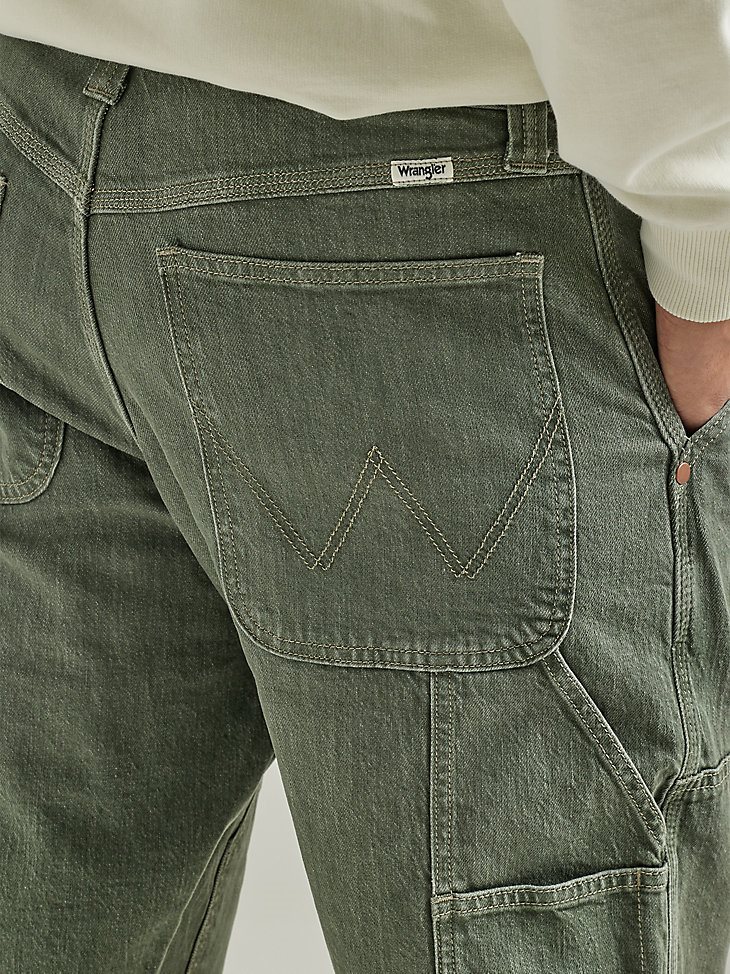 Men's Carpenter Beau Pant in Olive Wash