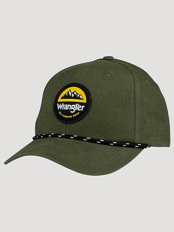 ATG by Wrangler Mountain Rope Trim Hat in Olive