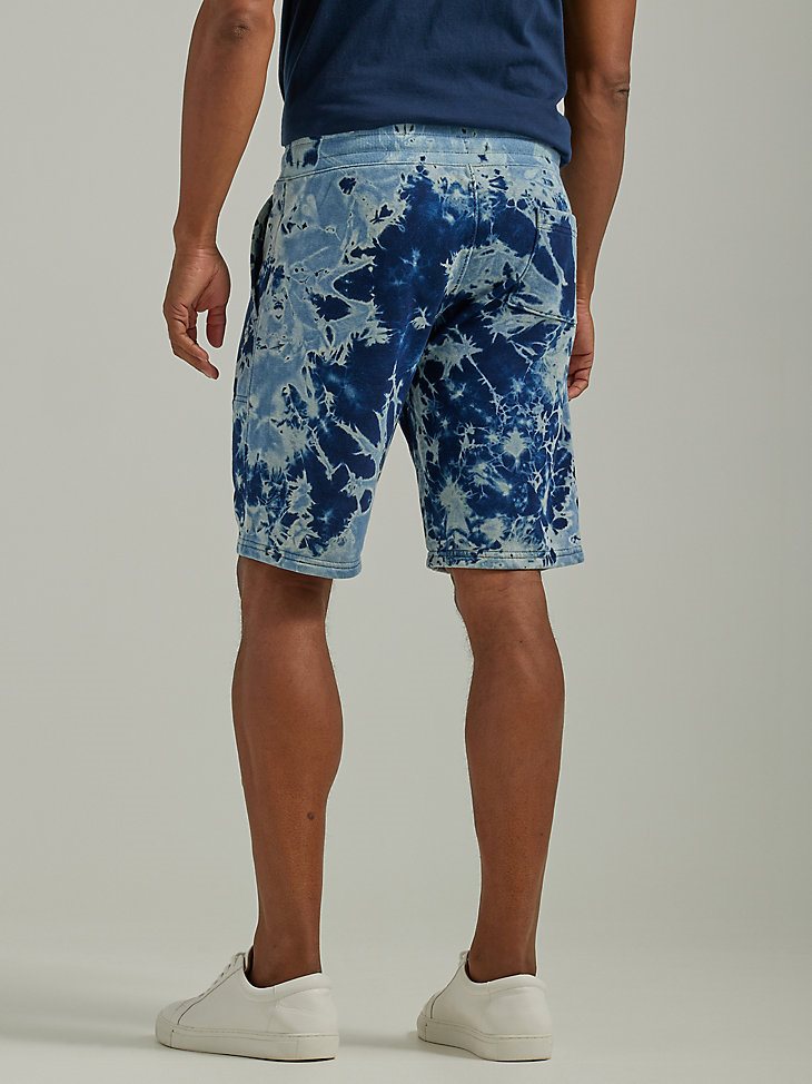 Men's Fleece Knit Short in Tie Dye