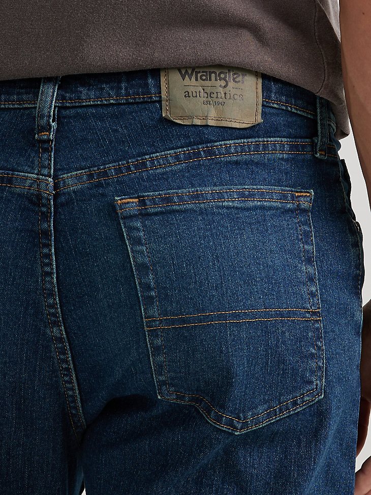 Men's Wrangler Authentics Regular Fit Comfort Waist Jean in Rhodes