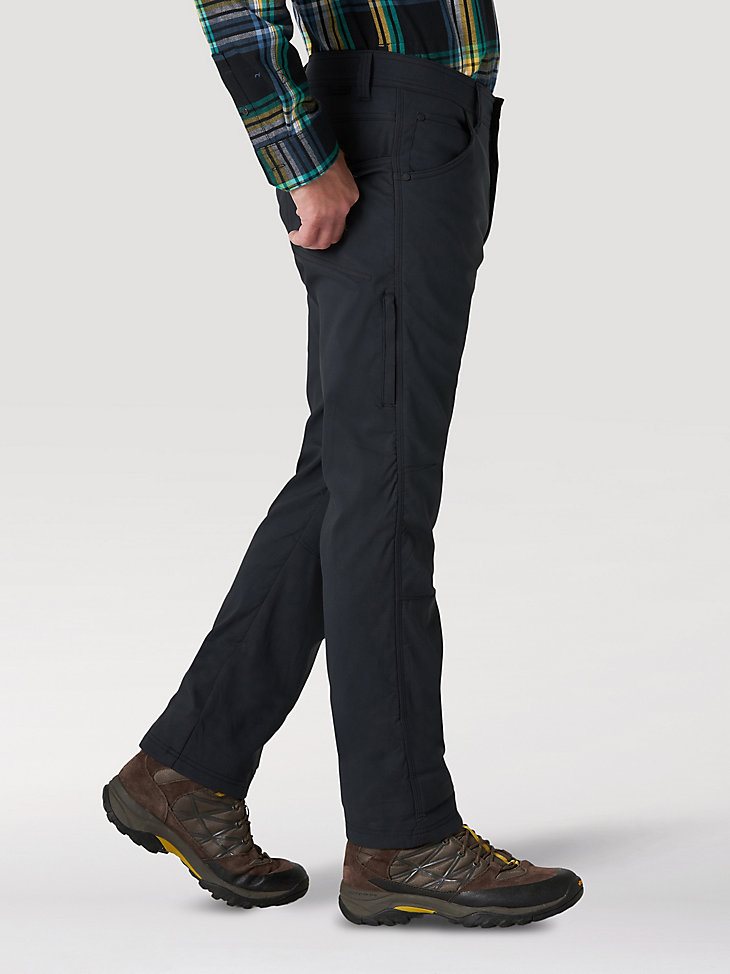 ATG by Wrangler Men's Fleece Lined Pant in Caviar