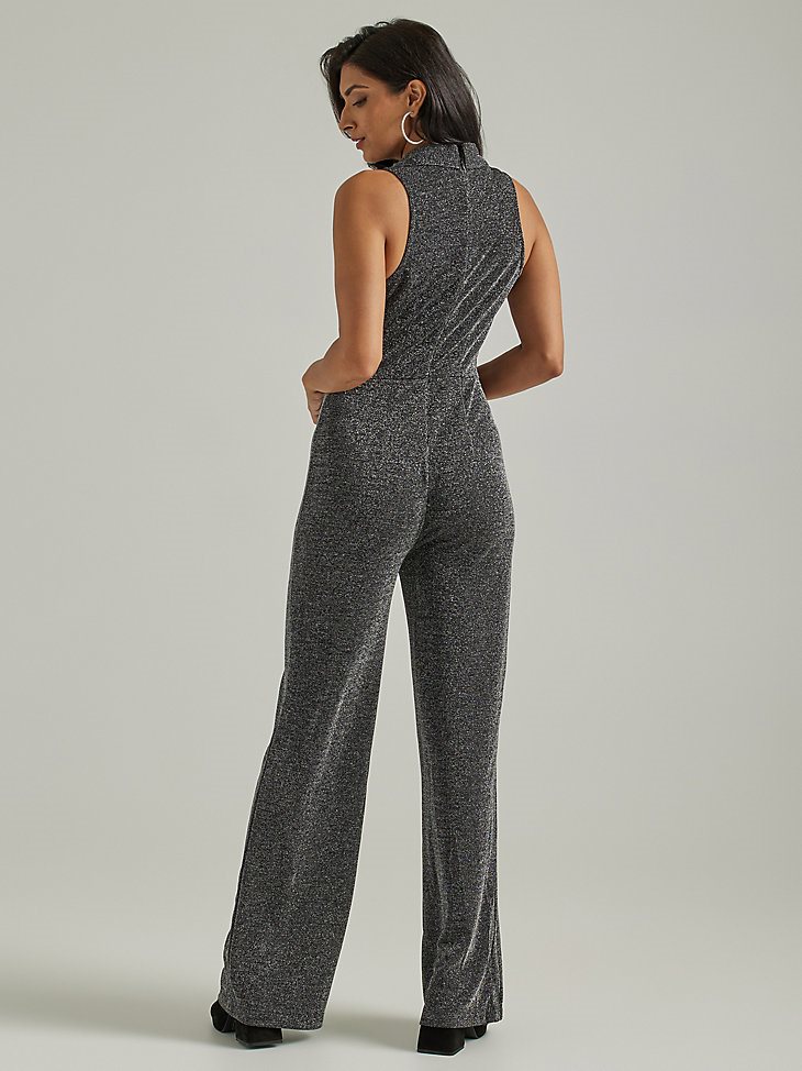 Women's Wrangler Retro Party Jumpsuit in Silver