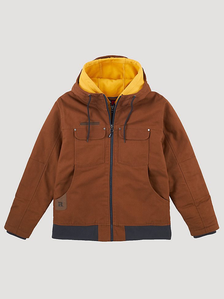 Wrangler RIGGS Workwear Tough Layers Insulated Canvas Work Jacket in Toffee