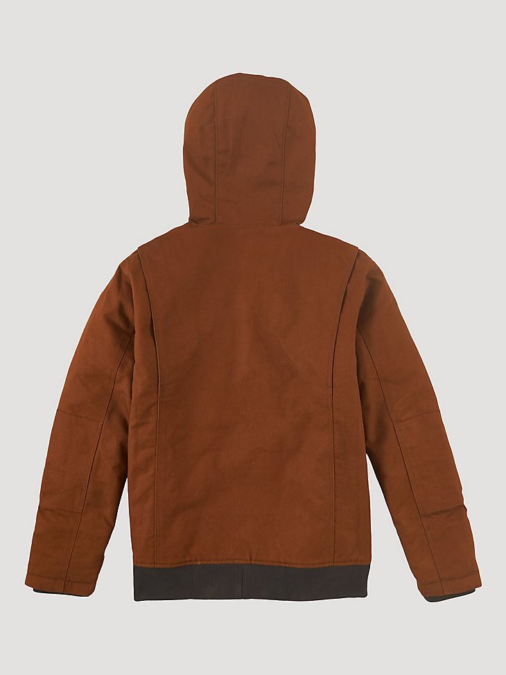 Wrangler RIGGS Workwear Tough Layers Insulated Canvas Work Jacket in Toffee