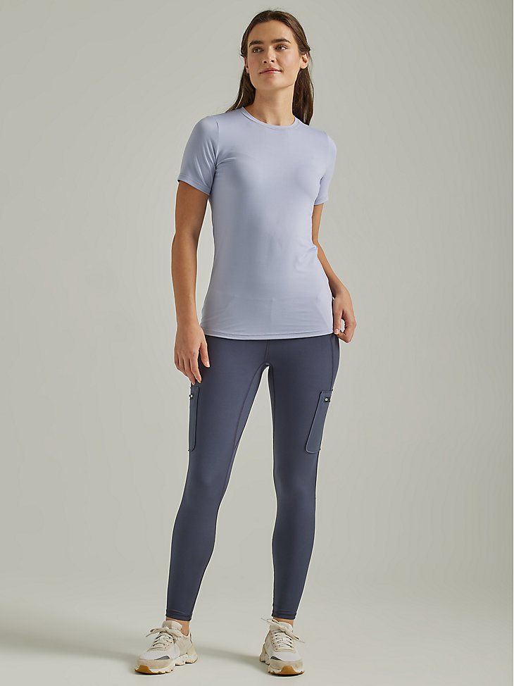 ATG By Wrangler Women's Performance Crew Neck Tee in Lilac