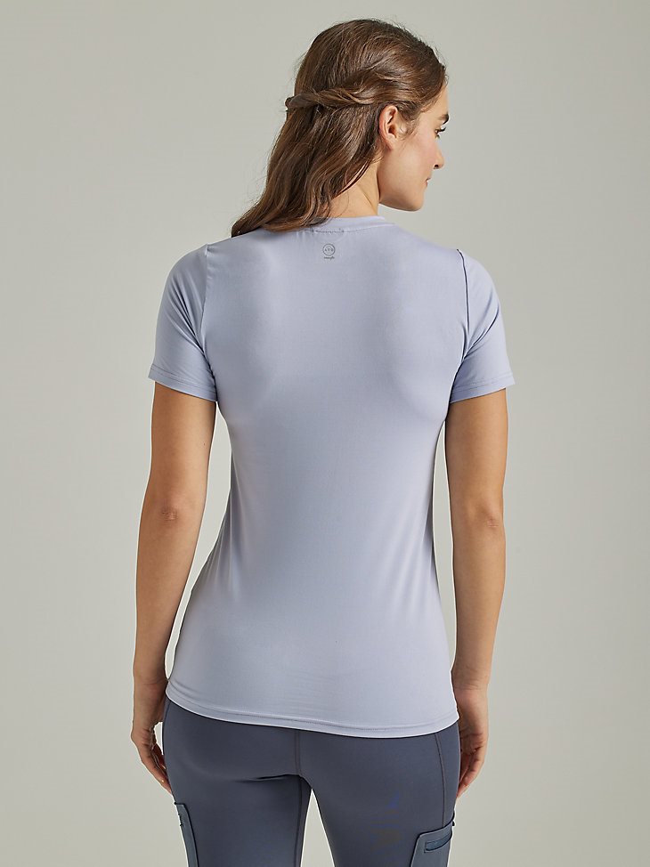 ATG By Wrangler Women's Performance Crew Neck Tee in Lilac