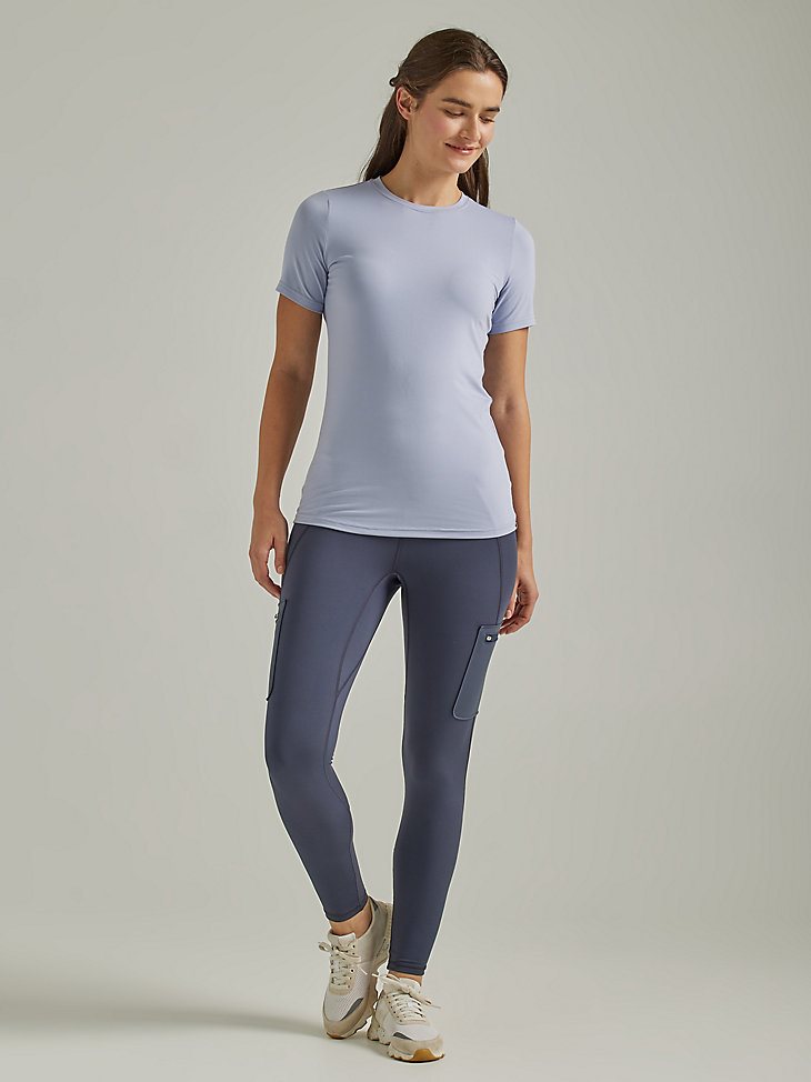ATG By Wrangler Women's Performance Crew Neck Tee in Lilac