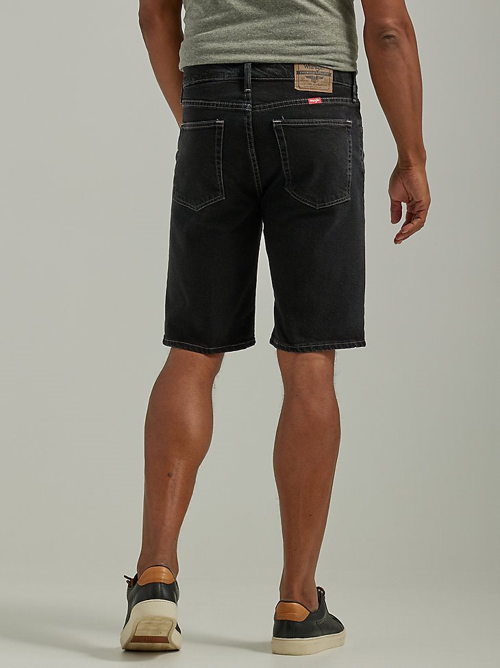 Men's Wrangler Five Star Premium 5-pocket Relaxed Denim Short in Washed Black