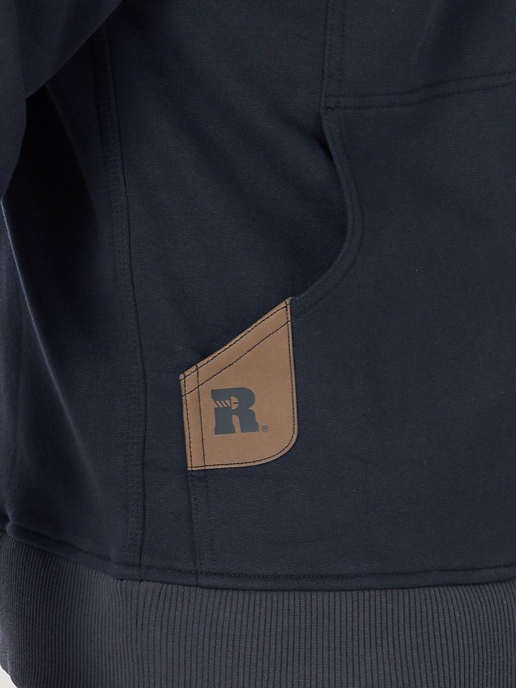 Wrangler RIGGS Workwear Tough Layers Full Zip Work Hoodie in Caviar