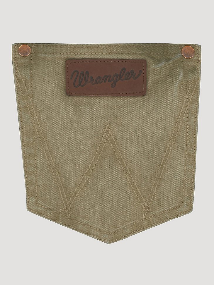 Men's Wrangler Retro Premium Slim Fit Straight Leg Jean in Tan