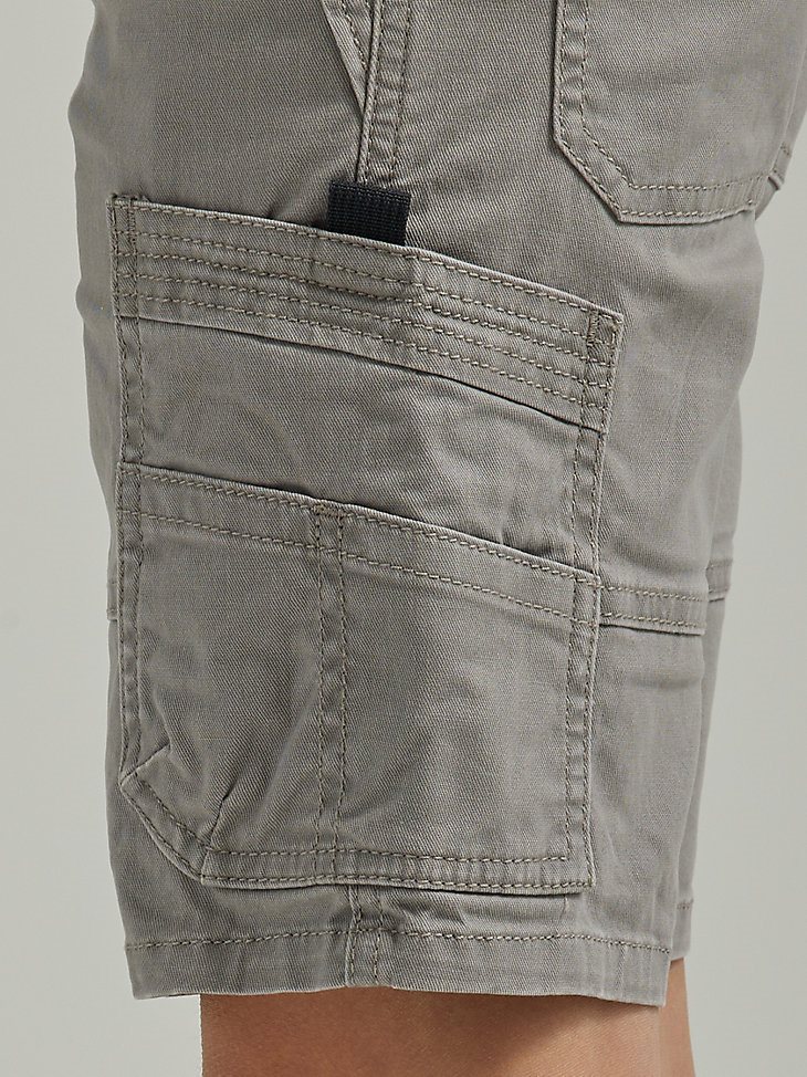 Boy's Wrangler Gamer Cargo Short (4-18) in Brushed Nickel