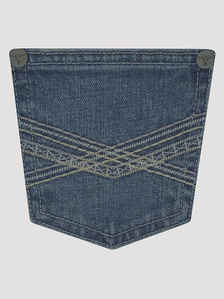 Boy's Wrangler 20X Vintage Bootcut Slim Fit Jean (4-7) in Caprock Canyon