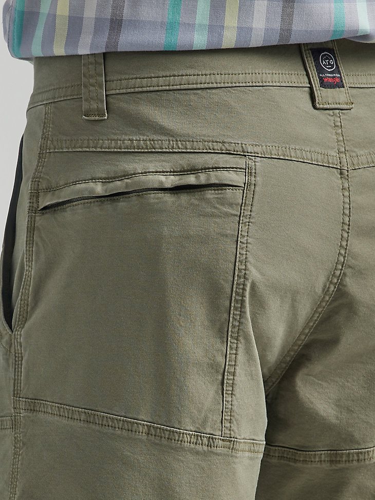 ATG by Wrangler Men's Side Pocket Utility Short in Dusty Olive