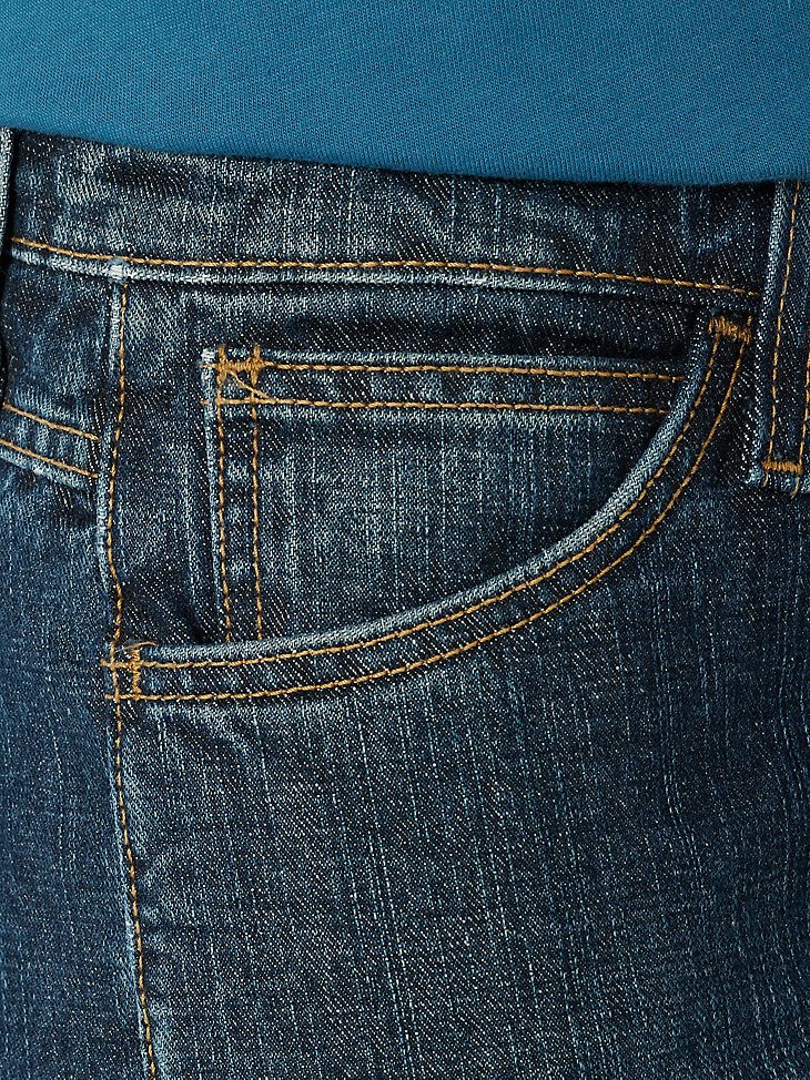 Women's Wrangler FR Flame Resistant Mid-Rise Bootcut Jean in Crosshatch