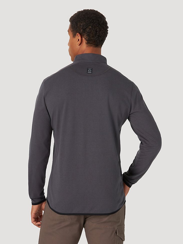ATG by Wrangler Men's Half Zip Pullover in Black